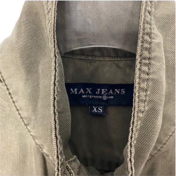 Max Jeans Olive Green Utility Jacket - Picture 5 of 5